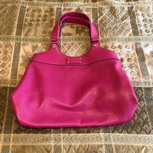 Kate Spade magenta shoulder tote